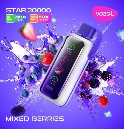 VOZOL STAR 20000 MIXED BERRIES