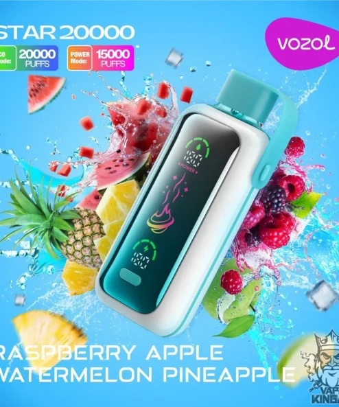 VOZOL STAR 20000 RASPBERRY APPLE WATERMELON PINEAPPLE