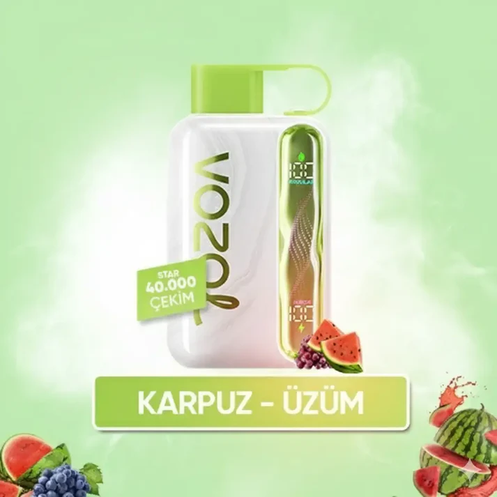 Vozol Star 40000 Watermelon Grape Boysenberry